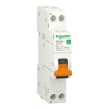 Domae RCBO Schneider Electric Residual Current Circuit-Breakers with over current protection