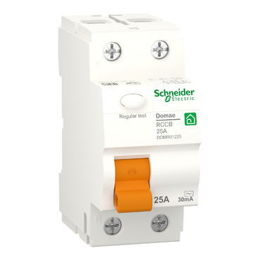 Domae ELCB Schneider Electric Protection from electric shock for people (30mA sensitivity) and asset (300mA sensitivity)