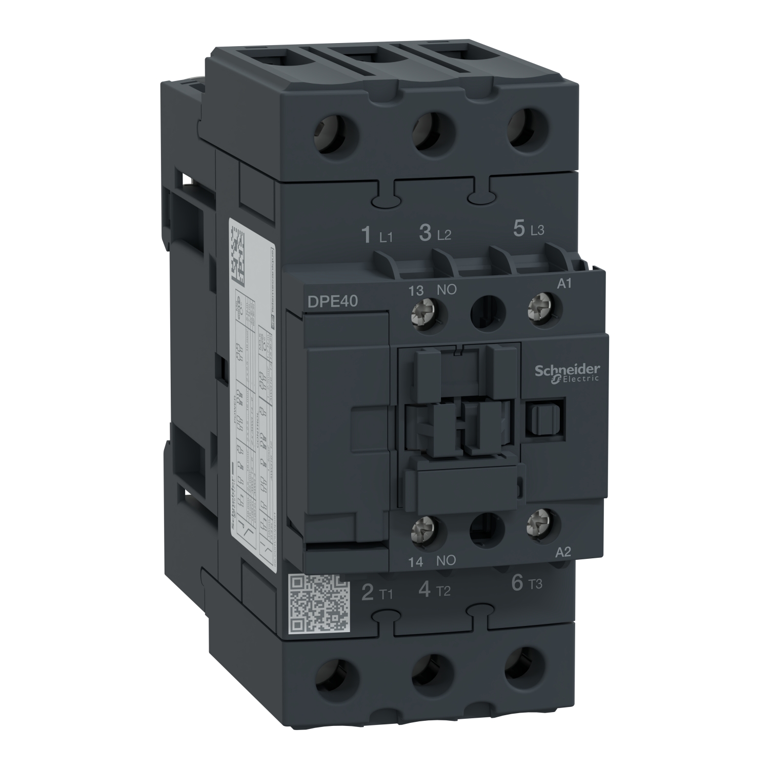 IEC contactor,Easy TeSys DPE,nonreversing,40A,3P,25HP at 480V AC,240V AC 50/60Hz coil