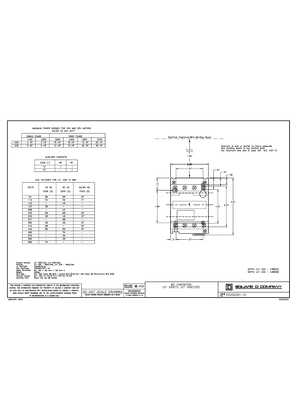 Technical drawing for IEC Contactor, 25-32A, 3 Pole, D-Line