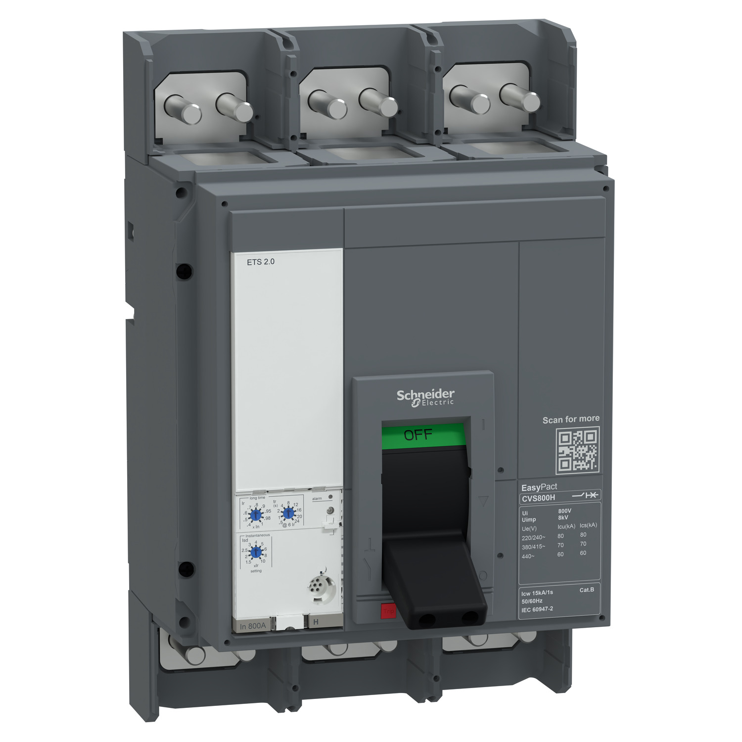 E125N320FM E125N320FM PREKIDAČ CVS1250N 50kA 1250A 3P ETS2.0