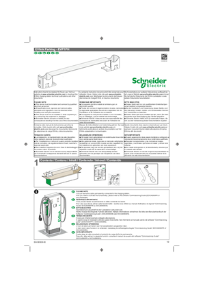 EVlink Parking - EVP1PH - Cable holder - Instruction sheet