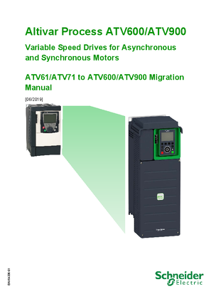 ATV61 ATV71 to ATV600 ATV900 Migration Manual