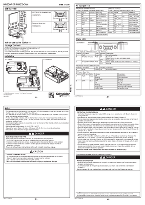 Harmony GTU - HMIZGPDP / HMIZGCAN fieldbus units, Installation Guide