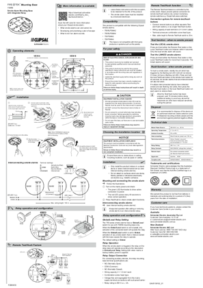 755RB Smoke Alarm Mounting Base Instructions