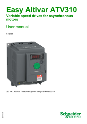 ATV310 user manual