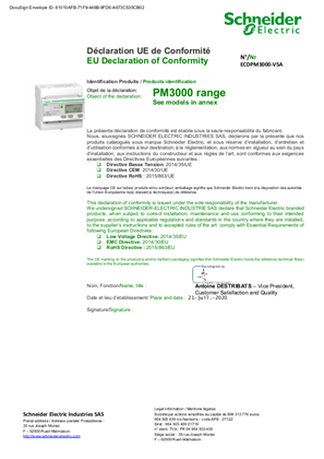 PM3000 range_EU Declaration of Conformity