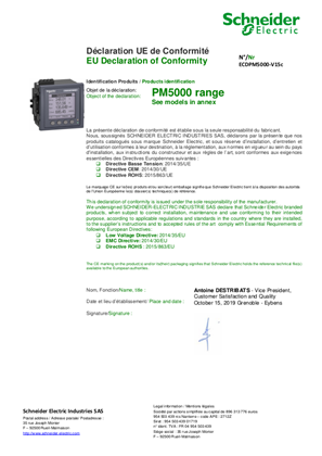 PM5000 series_EU Declaration of Conformity