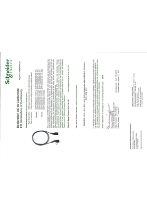 EVlink - Charging Cables - EU Declaration of Conformity