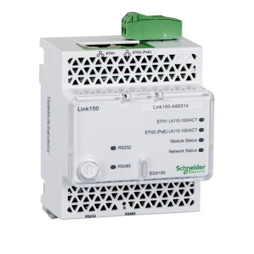 Egx150 Link 150 Ethernet Gateway 2 Ethernetport 24 V Dc And Poe Schneider Electric Uk