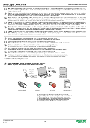 Zelio Logic 2 Quick Start