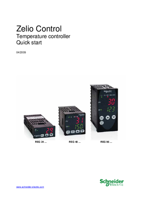 REG24..., REG48..., REG96... Temperature Controller, Guetting started