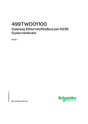 499TWD01100 Gateway Ethernet/Modbus per M238, Guida hardware