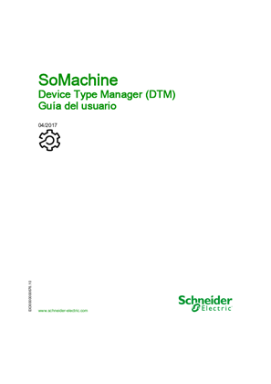 SoMachine - Device Type Manager (DTM), Guía del usuario