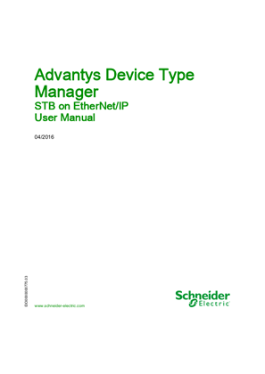 Advantys Device Type Manager STB on EtherNet/IP, User Guide