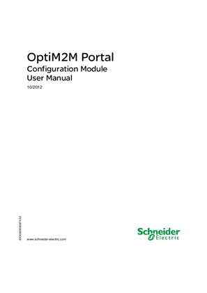 OptiM2M Portal - Configuration Module, User Manual