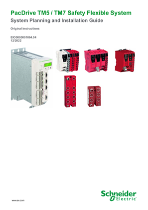 PacDrive TM5/TM7 Safety Flexible System, System Planning and Installation Guide