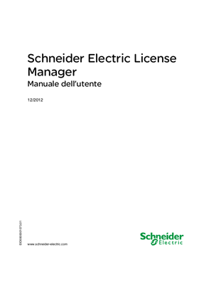 Schneider Electric License Manager, Manuale dell’utente