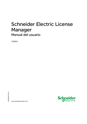 Schneider Electric License Manager, Manual del usuario