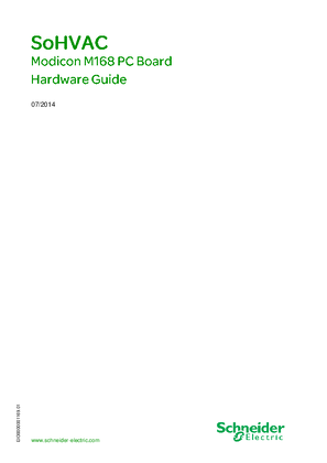 SoHVAC - Modicon M168 PC Board, Hardware manual