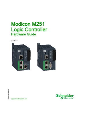 Modicon M251 Logic Controller, Hardware Guide