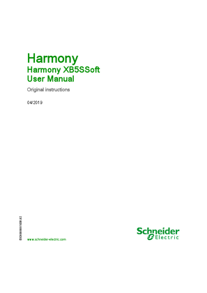 Harmony XB5S Soft, User Manual