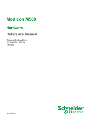 Modicon M580, Hardware Reference Manual