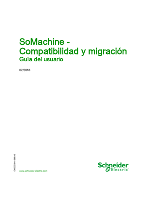 SoMachine - Compatibilidad y migración, Guía del usuario
