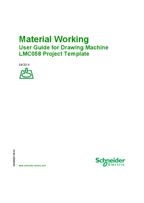 Material Working - Drawing Machine LMC058 Project Template, System User Guide