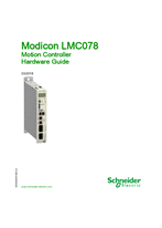 Modicon LMC078 - Motion Controller, Hardware Guide
