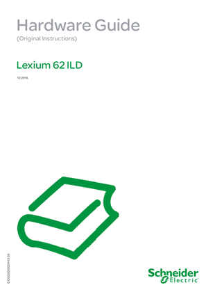 Lexium 62 ILD, Hardware Guide