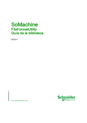 SoMachine - FileFormatUtility, Guía de la biblioteca