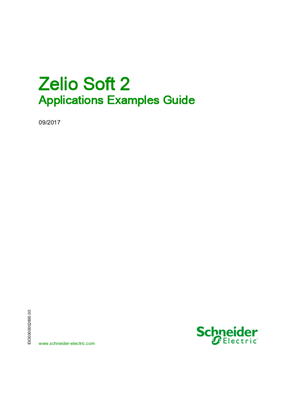 Zelio Soft 2 Applications Examples Guide