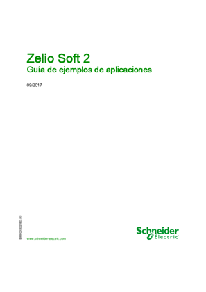 Zelio Soft 2, Guía de ejemplos de aplicaciones