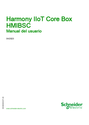 Harmony IIoT Core Box HMIBSC, Manual del usuario