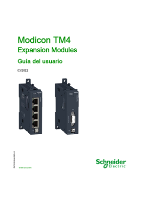 Modicon TM4 - Expansion Modules, Guía del usuario