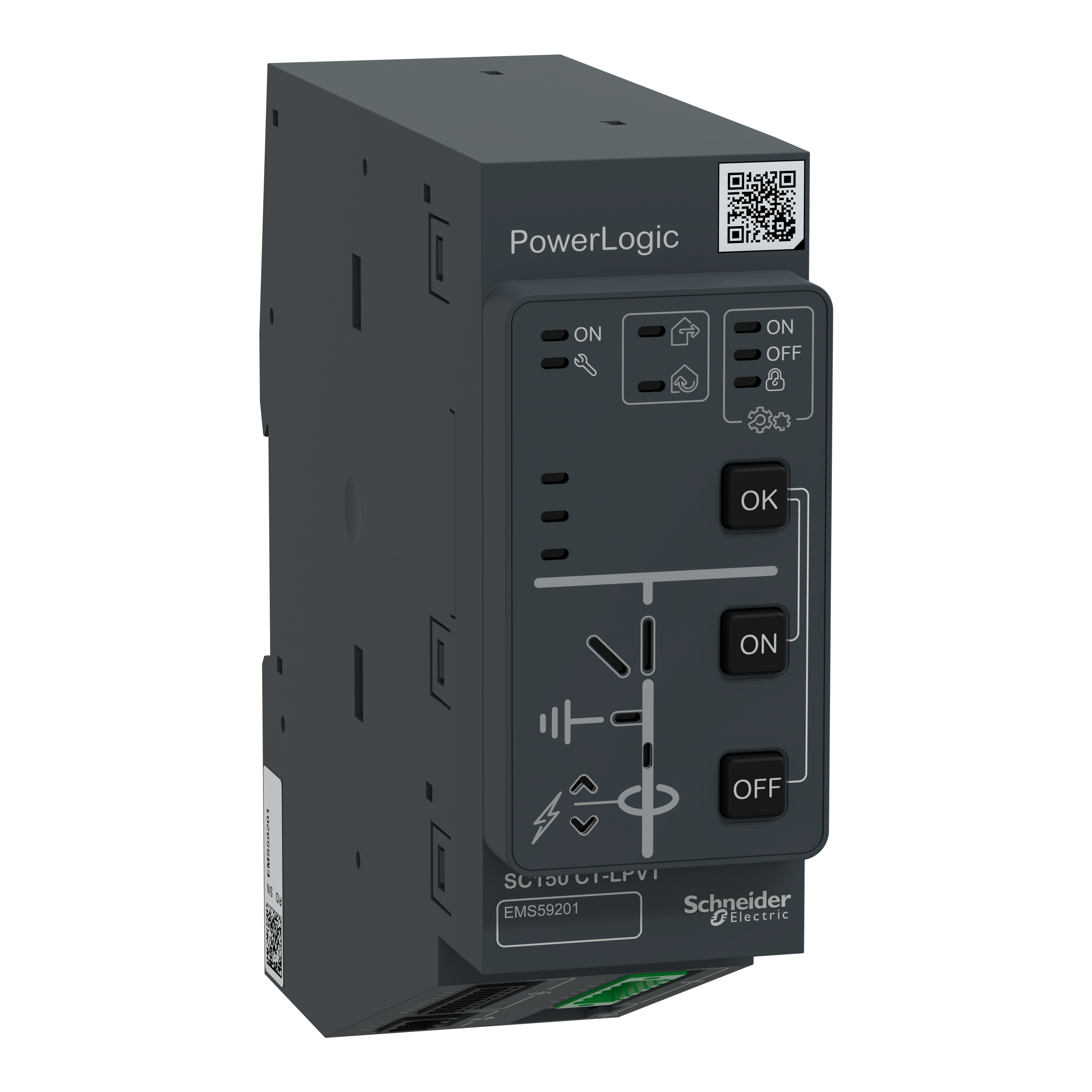 PowerLogic SC150 CT-LPVT/VT: Switch controller, 1/5 A, LPVT/VT sensors