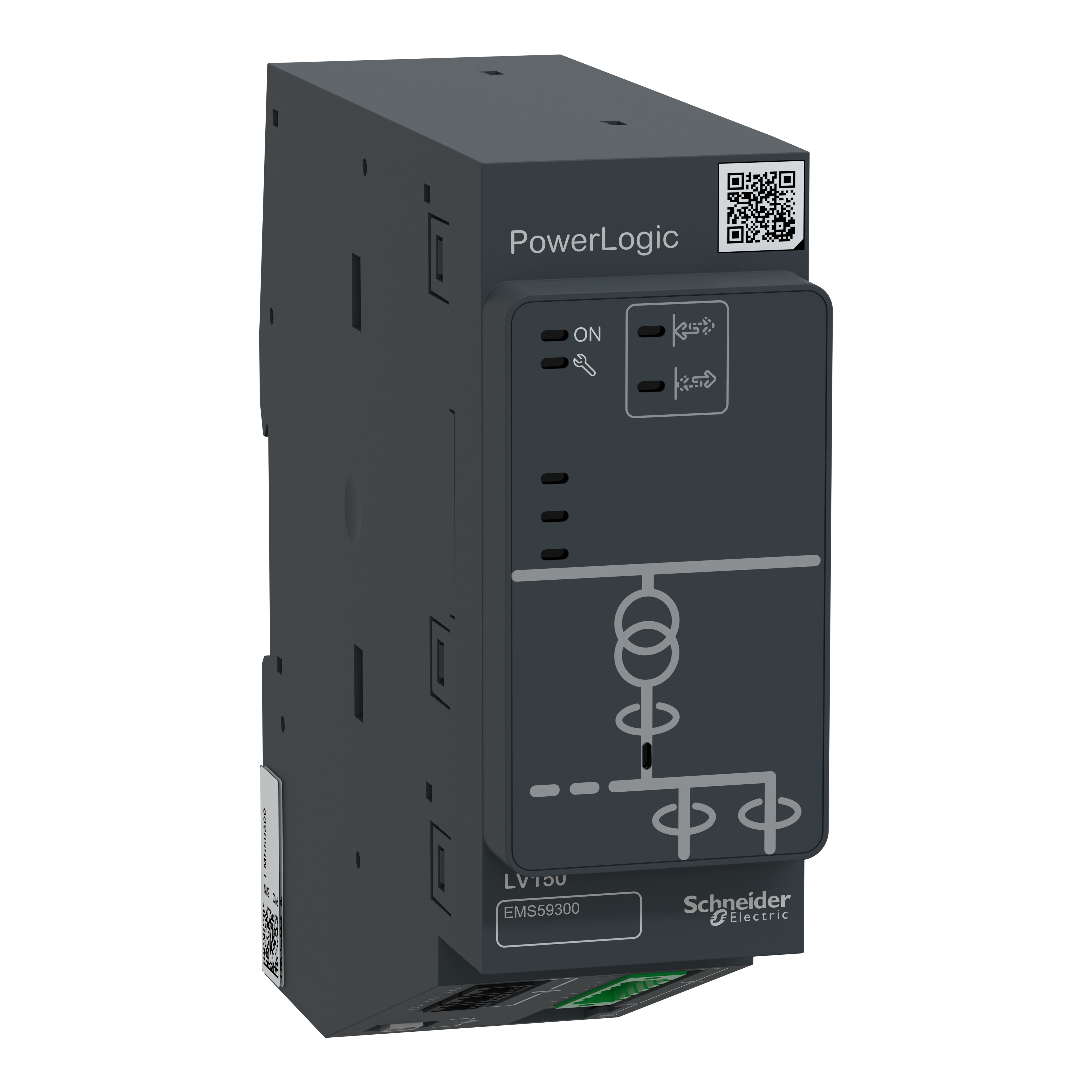 PowerLogic LV150: low voltage power monitoring and transformer thermal monitoring