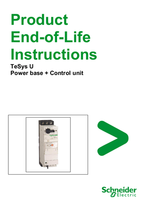 Eoli_Contactors, TeSys U Power base + Control unit
