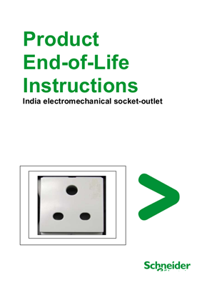 ZENcelo - Electromechanical socket-outlet - End of life manual