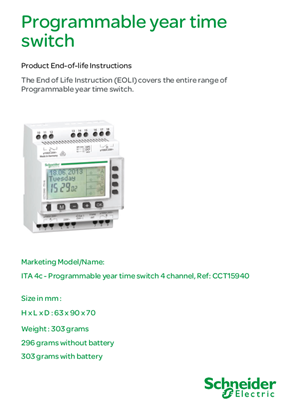 Carevas Mechanical 24 Hours Timer Switch IP53 Rating Programmable  Electrical Timer Switch Box AC 15 Minutes Interval 96 Times ON/ OFF with  Mounting