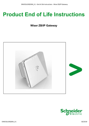 Wiser ZB/IP Gateway
