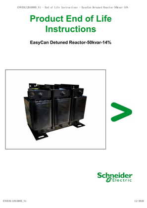 EasyCan Detuned Reactor-50kvar-14%%