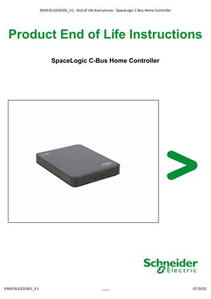 SpaceLogic C-Bus Home Controller