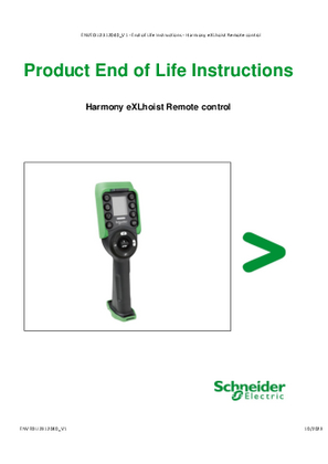 Harmony eXLhoist Remote control
