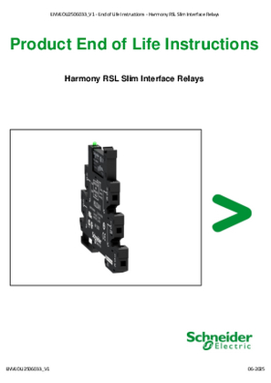 Harmony RSL Slim Interface Relays