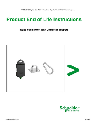 Rope Pull Switch With Universal Support