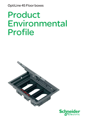 OptiLine - 45 Floor Boxes - Product Environmental Profile