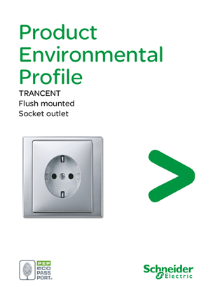 Trancent - Flush mounted Socket outlet - Product Environmental Profile