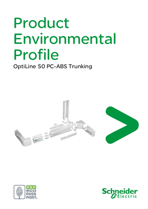 OptiLine - 50 PC-ABS Trunking - Product Environmental Profile